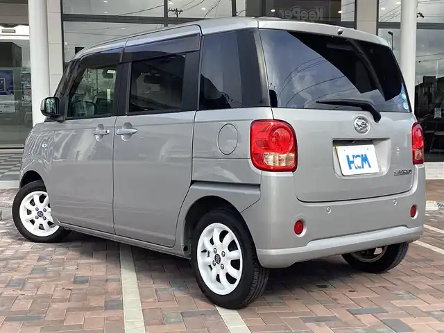 ダイハツ ムーヴ キャンバス X SA Ⅲ 三重県 2017(平29)年 7.8万km グレーマイカM スマートアシストIII/衝突警報機能（対車両、対歩行者）/衝突回避支援ブレーキ機能（対車両、対歩行者）/誤発進抑制制御機能（前方、後方）/車線逸脱警報機能/先行車発進お知らせ機能/オートハイビーム/純正ダイヤトーンサウンドナビ/フルセグ/Bluetooth/DVD再生/録音機能/スマートキー×2/プッシュスタート/MINILITE14インチアルミ/ステアリングスイッチ/アイドリングストップ/ETC/プライバシーガラス/オートリトラクタブルミラー