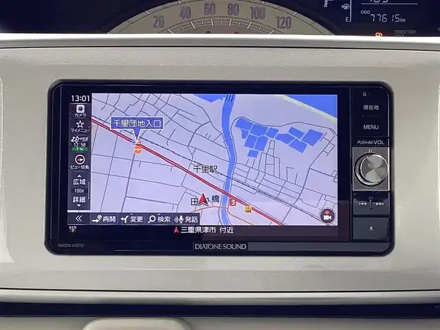 ダイハツ ムーヴ キャンバス X SA Ⅲ 三重県 2017(平29)年 7.8万km グレーマイカM スマートアシストIII/衝突警報機能（対車両、対歩行者）/衝突回避支援ブレーキ機能（対車両、対歩行者）/誤発進抑制制御機能（前方、後方）/車線逸脱警報機能/先行車発進お知らせ機能/オートハイビーム/純正ダイヤトーンサウンドナビ/フルセグ/Bluetooth/DVD再生/録音機能/スマートキー×2/プッシュスタート/MINILITE14インチアルミ/ステアリングスイッチ/アイドリングストップ/ETC/プライバシーガラス/オートリトラクタブルミラー