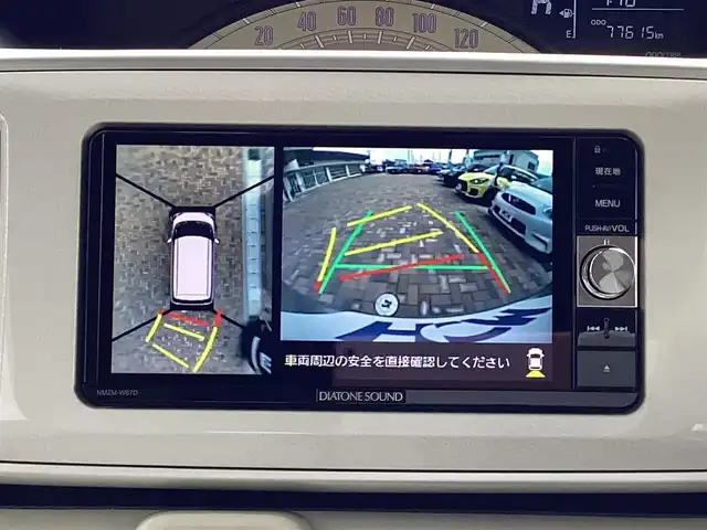 ダイハツ ムーヴ キャンバス X SA Ⅲ 三重県 2017(平29)年 7.8万km グレーマイカM スマートアシストIII/衝突警報機能（対車両、対歩行者）/衝突回避支援ブレーキ機能（対車両、対歩行者）/誤発進抑制制御機能（前方、後方）/車線逸脱警報機能/先行車発進お知らせ機能/オートハイビーム/純正ダイヤトーンサウンドナビ/フルセグ/Bluetooth/DVD再生/録音機能/スマートキー×2/プッシュスタート/MINILITE14インチアルミ/ステアリングスイッチ/アイドリングストップ/ETC/プライバシーガラス/オートリトラクタブルミラー