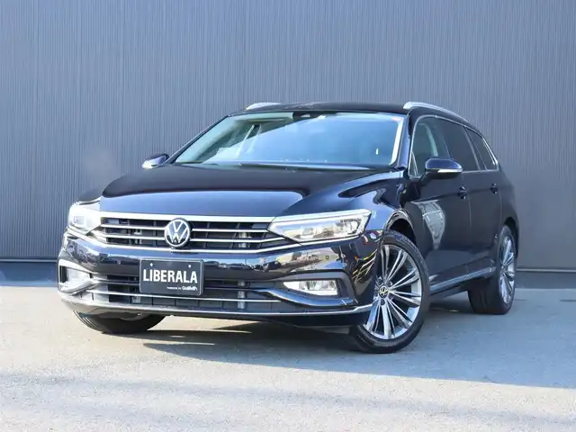 フォルクスワーゲン ＶＷ パサート ヴァリアント TDIエレガンス アドバンス 静岡県 2021(令3)年 3.4万km 黒 黒革シート/HUD/ACC/LKA/衝突軽減ブレーキ/360°カメラ/Apple Carplay/前席パワーシート/前席シートヒーター/電動リアゲート/LEDヘッドライト