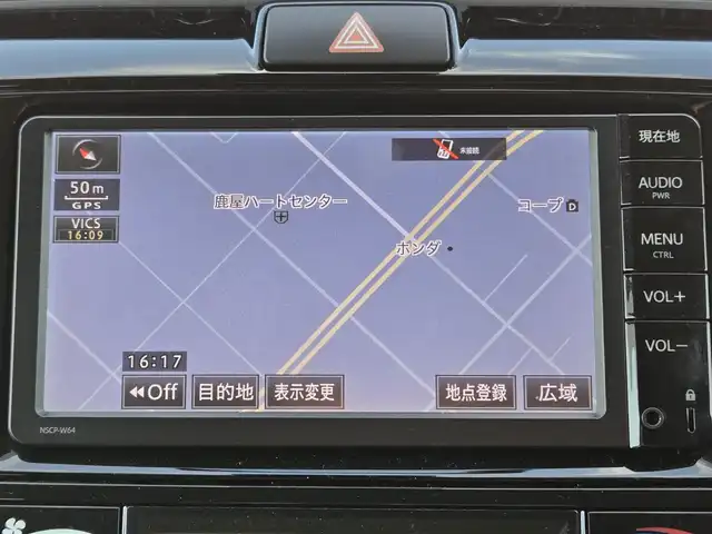 トヨタ カローラ フィールダー 1．5G 鹿児島県 2016(平28)年 4.1万km シルバーM トヨタセーフティセンス　/純正ＳＤナビ（ＮＳＣＰ－Ｗ６４）　/Ｂｌｕｅｔｏｏｔｈオーディオ　/フルセグテレビ　/アイドリングストップ　/プッシュスタート／スマートキー