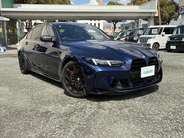 ＢＭＷ ＢＭＷ Ｍ３ コンペティション M xDrive 熊本県 2025(令7)年 0.2万km タンザナイトブルー 革シート/ワンオーナー/純正ナビ/harman/kardon/全方位カメラ/ミラー一体型ETC/前後ドライブレコーダー/レーダークルーズ/パドルシフト/パワートランク/前席パワーシート・右前席シートメモリー/前席シートヒーター・エアーシート/ステアリングヒーター/前後コーナーセンサー/横滑り防止装置/ウィンカーミラー/フロアマット/新車保証書/取扱説明書/スマートスペアキー×1本/カード型キー×1本