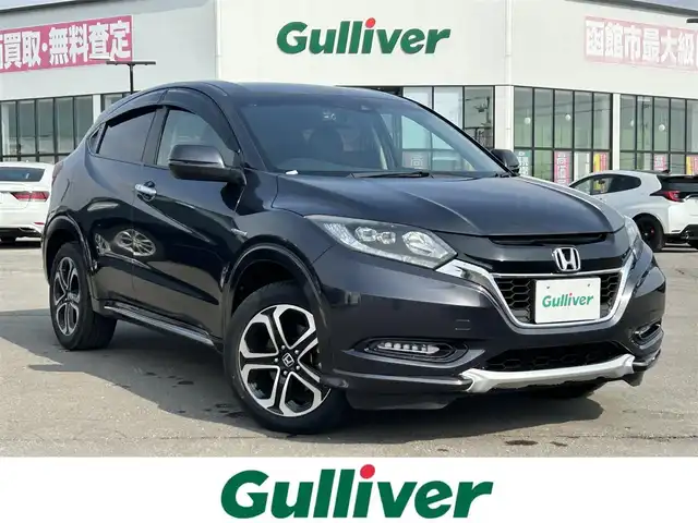 ホンダ ヴェゼル ハイブリッド Z ホンダセンシング 道南・函館 2017(平29)年 6.2万km ルーセブラックメタリック /純正ナビ//フルセグTV//バックカメラ//ドライブレコーダー//ETC//衝突被害軽減システム//レーダークルーズコントロール//レーンキープアシスト//ワイパーデアイサー//前席シートヒーター//電子パーキングブレーキ//LEDヘッドライト//オートライト//スマートキー//エンジンプッシュスタート