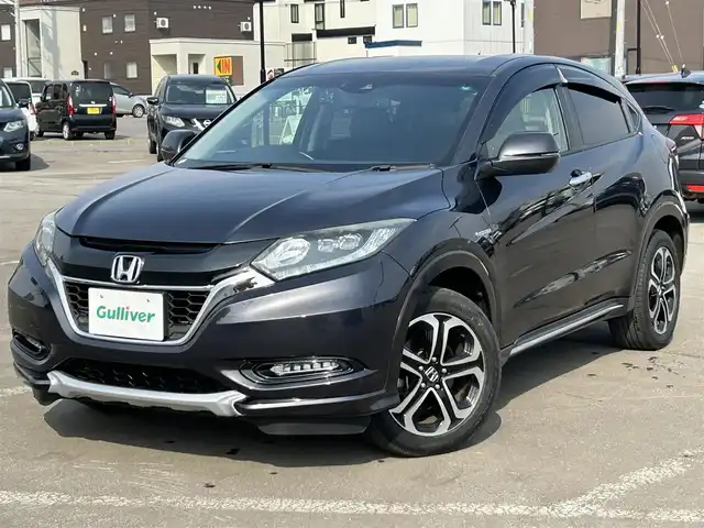 ホンダ ヴェゼル ハイブリッド Z ホンダセンシング 道南・函館 2017(平29)年 6.2万km ルーセブラックメタリック /純正ナビ//フルセグTV//バックカメラ//ドライブレコーダー//ETC//衝突被害軽減システム//レーダークルーズコントロール//レーンキープアシスト//ワイパーデアイサー//前席シートヒーター//電子パーキングブレーキ//LEDヘッドライト//オートライト//スマートキー//エンジンプッシュスタート