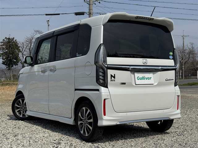 ホンダ Ｎ ＢＯＸ カスタム L 兵庫県 2021(令3)年 5.3万km プラチナホワイトパール ワンオーナー/純正ナビ/フルセグTV/バックモニター/純正ドラレコ（F/R）/ETC純正14インチAW/パワースライドドア/オートライト/LEDヘッドライト/レーダークルーズ/レーンキープ/両前シートヒーター/禁煙車