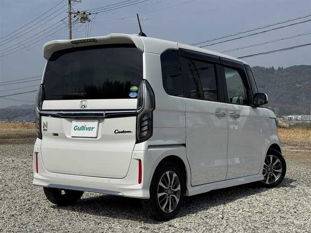 ホンダ Ｎ ＢＯＸ カスタム L 兵庫県 2021(令3)年 5.3万km プラチナホワイトパール ワンオーナー/純正ナビ/フルセグTV/バックモニター/純正ドラレコ（F/R）/ETC純正14インチAW/パワースライドドア/オートライト/LEDヘッドライト/レーダークルーズ/レーンキープ/両前シートヒーター/禁煙車