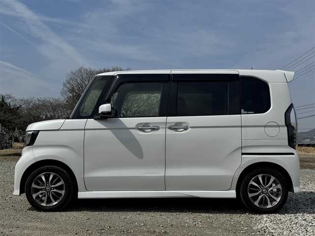 ホンダ Ｎ ＢＯＸ カスタム L 兵庫県 2021(令3)年 5.3万km プラチナホワイトパール ワンオーナー/純正ナビ/フルセグTV/バックモニター/純正ドラレコ（F/R）/ETC純正14インチAW/パワースライドドア/オートライト/LEDヘッドライト/レーダークルーズ/レーンキープ/両前シートヒーター/禁煙車