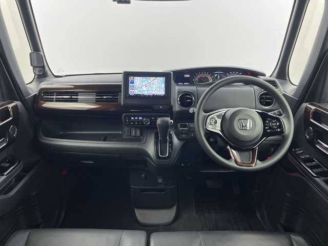 ホンダ Ｎ ＢＯＸ カスタム L 栃木県 2022(令4)年 2.9万km ミッドナイトブルービームメタリック ナビ/ CD/DVD/SD/USB/ラジオ/Bluetooth/フルセグテレビ/バックカメラ/両側パワースライドドア/衝突回避支援ブレーキ/路外逸脱抑制システム/レーダークルーズコントロール/オートハイビーム/コーナーセンサー/横滑り防止機能/前席シートヒーター/前後ドライブレコーダー/ETC/後席サンシェード/LEDヘッドライト/フォグランプ/スマートキー/ステアリングスイッチ/純正エンジンスターター/純正14inアルミホイール/電動格納ミラー/ウィンカーミラー/ドアバイザー