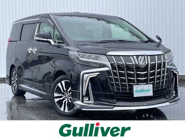 トヨタ アルファード S Cパッケージ 滋賀県 2021(令3)年 5.2万km ブラック モデリスタエアロ/純正9型ディスプレイ/・Bluetooth/フルセグ/バックカメラ/ツインムーンルーフ/革巻きステアリング/ステアリングヒーター/レーダークルーズコントロール/レザーシート/シートベンチレーション/シートヒーター/パワーシート/デジタルインナーミラー/パワーバックドア/ブレーキホールド/オートリトラミラー/LEDオートライト/フォグライト/AC１００V/トヨタセーフティセンス/・レーントレーシングアシスト/・クリアランスソナー/・プリクラッシュセーフティ/・パーキングサポートブレーキ/・ブラインドスポットモニター/・ロードサインアシスト/スマートキー