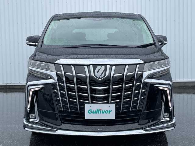 トヨタ アルファード S Cパッケージ 滋賀県 2021(令3)年 5.2万km ブラック モデリスタエアロ/純正9型ディスプレイ/・Bluetooth/フルセグ/バックカメラ/ツインムーンルーフ/革巻きステアリング/ステアリングヒーター/レーダークルーズコントロール/レザーシート/シートベンチレーション/シートヒーター/パワーシート/デジタルインナーミラー/パワーバックドア/ブレーキホールド/オートリトラミラー/LEDオートライト/フォグライト/AC１００V/トヨタセーフティセンス/・レーントレーシングアシスト/・クリアランスソナー/・プリクラッシュセーフティ/・パーキングサポートブレーキ/・ブラインドスポットモニター/・ロードサインアシスト/スマートキー