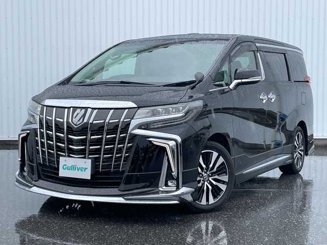 トヨタ アルファード S Cパッケージ 滋賀県 2021(令3)年 5.2万km ブラック モデリスタエアロ/純正9型ディスプレイ/・Bluetooth/フルセグ/バックカメラ/ツインムーンルーフ/革巻きステアリング/ステアリングヒーター/レーダークルーズコントロール/レザーシート/シートベンチレーション/シートヒーター/パワーシート/デジタルインナーミラー/パワーバックドア/ブレーキホールド/オートリトラミラー/LEDオートライト/フォグライト/AC１００V/トヨタセーフティセンス/・レーントレーシングアシスト/・クリアランスソナー/・プリクラッシュセーフティ/・パーキングサポートブレーキ/・ブラインドスポットモニター/・ロードサインアシスト/スマートキー