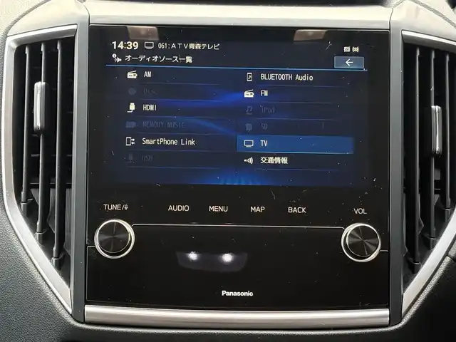 スバル フォレスター ハイブリッド ツーリング 青森県 2023(令5)年 3.4万km カスケードグリーンシリカ 純正ナビ（BT/HDMI/フルセグ/ラジオ）/バックカメラ・左サイドカメラ/D/Nパワーシート/前席シートヒータ/アイサイト/レーダークルーズコントロール/ブラインドスポットモニター/SRH/横滑り防止/オートライト/LEDヘッドライト/FRフォグライト/コーナーセンサー/ETC/ドライブレコーダ/スマートキーアップグレード/（鍵マーク3回押す3回は長押しでエンジンかかる、止めるときはドア開ける）