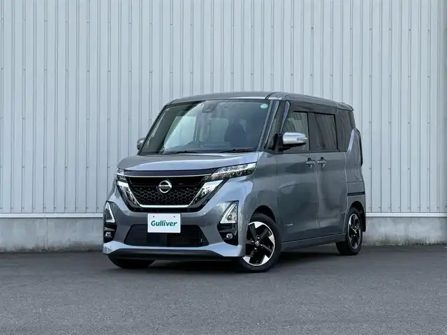 日産 ルークス ハイウェイスター X 神奈川県 2020(令2)年 2.6万km チタニウムグレーメタリック 純正9インチナビTV/(MM319D-L)　/プッシュスタート　/オートエアコン　/片側パワースライドドア　/アラウンドビューモニター　/ＥＴＣ　/ＬＥＤオートヘッドライト　/ハイビームアシスト　/純正１４インチアルミ　/ドラレコ　/アイドリングストップ