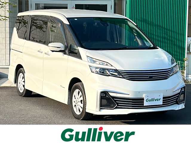 日産 セレナ ハイウェイスター 青森県 2017(平29)年 10.9万km ブリリアントホワイトパール 4WD/ワンオーナー/セーフティパックA/純正9インチSDナビ・フルセグTV/CD・DVD・Bluetooth・SD/純正フリップダウンモニター/アラウンドビューモニター/インテリジェントパーキングアシスト/両側パワースライドドア/エマージェンシーブレーキ/クルーズコントロール/レーンキープアシスト/フロント・バックソナー/横滑り防止機能/セカンドスライドアップシート/2.3列目USB電源ソケット/3列目シートスライド/ビルトインETC/純正エンジンスターター/前後バンパーライダー仕様/LEDヘッドライト/LEDフォグランプ/社外15インチアルミ/インテリキー