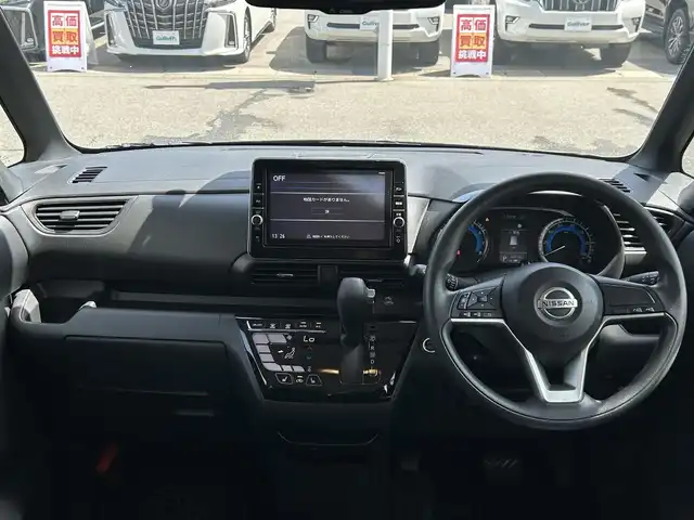 日産 ルークス ハイウェイスター X 富山県 2020(令2)年 9.5万km ブラック 〇純正9インチナビ/〇フルセグTV/〇バックカメラ/〇アラウンドビューモニター/〇パワースライドドア（片側）/〇ドライブレコーダー/〇先進安全装備/〇エマージェンシーブレーキ/〇足踏式パーキングブレーキ/〇SOSコール/〇LEDヘッドランプ/〇オートライト/〇フォグランプ/〇純正14インチアルミ/〇オートエアコン/〇シートヒーター/〇インテリジェントキー/〇禁煙車