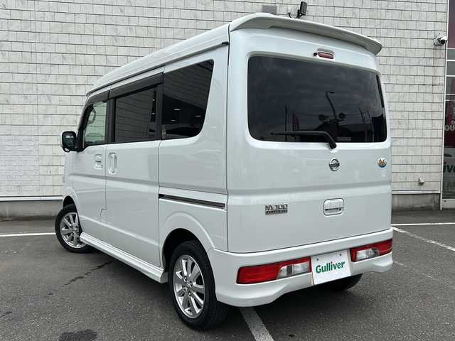 日産 ＮＶ１００クリッパー リオ E 愛知県 2018(平30)年 3.8万km スノーパールホワイト ・４WD/・純正ナビ/・Bt、TVフルセグ/・バックカメラ/・社外ドライブレコーダー前後/・エンジンスタートボタン/・スマートキー/・スペアキー一本/・電動格納ドアミラー/・片側パワースライドドア/・ドアバイザー/・シートヒーター（D席のみ）/・ETC