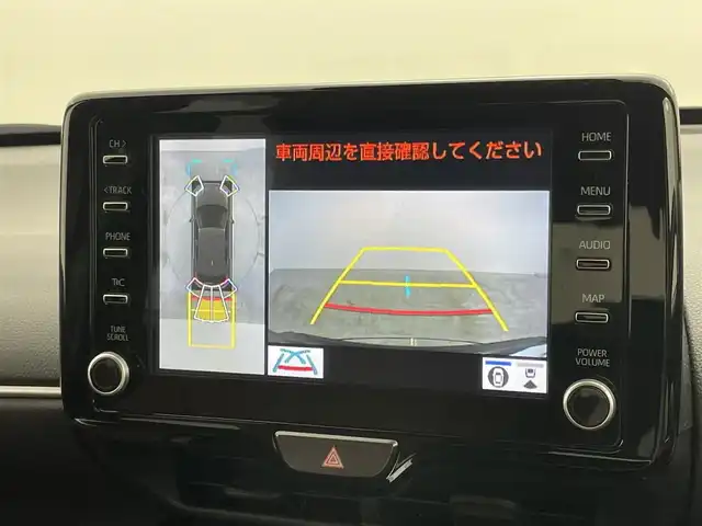 トヨタ ヤリスクロス ハイブリッド Z アドベンチャー 岡山県 2023(令5)年 1.7万km ブラックマイカ トヨタセーフティセンス/・プリクラッシュセーフティ/・レーダークルーズコントロール/・レーンキープアシスト/・オートハイビームアシスト/純正ディスプレイオーディオ/(BT/USB/Mira cast/デジタルTV)/全周囲カメラ/ビルトインETC/ハーフレザーシート/D席パワーシート/前席パワーシート/ステアリングリモコン/ステアリングヒーター/ブラインドスポットモニター/LEDヘッドライト/シルバールーフレール/横滑り防止/スマートキー×２/純正18インチAW