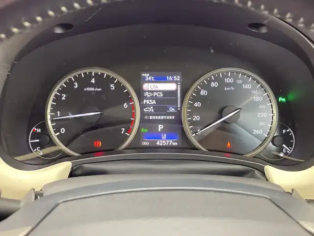 レクサス ＮＸ 300 Iパッケージ 栃木県 2019(令1)年 4.3万km ソニッククォーツ 純正ナビ/（CD/DVD/BT/フルセグTV）/バックカメラ/本革シート/レクサスセーフティシステム+/・衝突軽減システム/・レーンキープアシストシステム/・アダプティブクルーズコントロール/・オートハイビーム/・標識認識機能/コーナーセンサー/ETC2.0/パワーバックドア/パワーシート/シートヒーター/禁煙車/ステアリングヒーター/LEDヘッドライト/スマートキー/純正アルミホイール