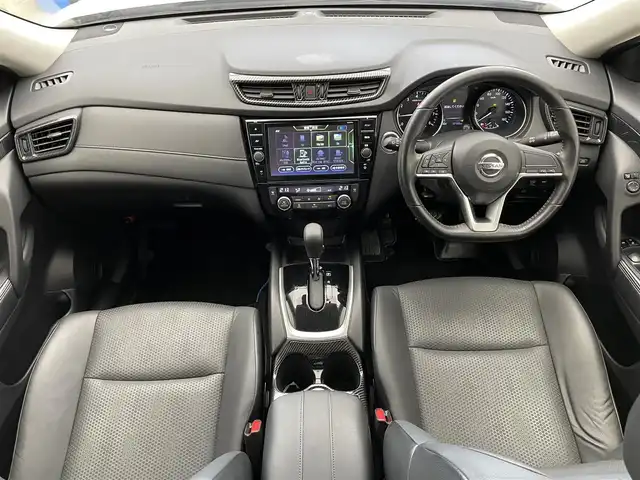 日産 エクストレイル ハイブリッド 20X エクストリーマーX 滋賀県 2017(平29)年 5.8万km ブリリアントホワイトパール 禁煙車/純正９型SDナビ/・MM517D-L/・CD/DVD/フルセグ/Bluetooth/バックカメラ/パワーバックドア/シートヒーター/LEDヘッドライト/オートライト/コーナーセンサー/ドライブレコーダー/ステアリングスイッチ/純正１８AW/ETC/スマートキー/プッシュスタート