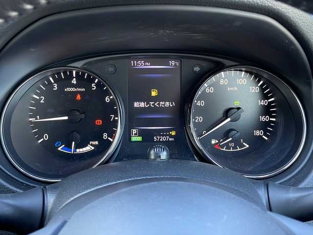 日産 エクストレイル ハイブリッド 20X エクストリーマーX 山口県 2017(平29)年 5.8万km ブリリアントホワイトパール 純正９インチナビ/・フルセグテレビ/・DVD再生機能/・Bluetooth/バックカメラ/パワーバックドア/エマージェンシーブレーキ/ALL　MODE　４×４-i/ヒルディセントコントロール/シートヒーター/LEDヘッドライト/オートライト/コーナーセンサー/ドライブレコーダー/ステアリングスイッチ/純正１８AW/ETC/スマートキー/プッシュスタート/スペアキー有/取扱説明書