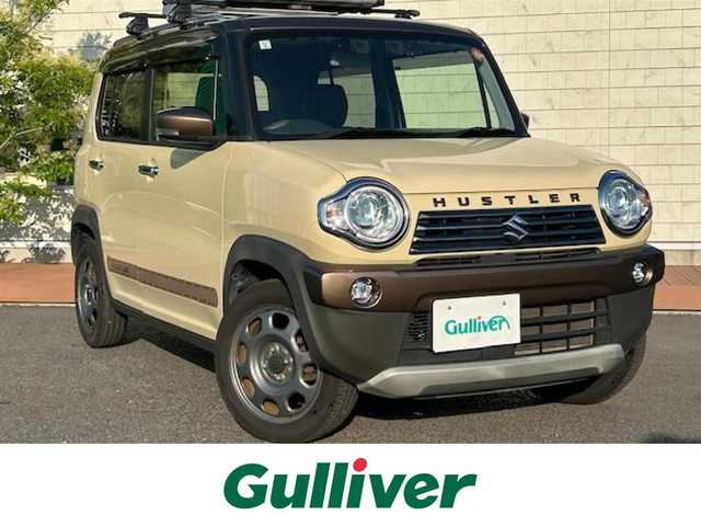 スズキ ハスラー ワンダラー 茨城県 2019(平31)年 7.9万km シフォンアイボリーメタリック/ウッディブラウン2トーンルーフ パワーステアリング　/パワーウィンドウ　/アイドリングストップ　/スマートキー　/Ｂｌｕｅｔｏｏｔｈ　/フルセグＴＶ　/ドライブレコーダー前後　/フルセグＴＶ　/シートヒーター　/ＡＢＳ　/横滑り防止　/盗難防止装置