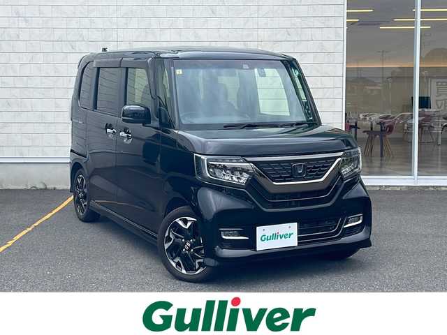 ホンダ Ｎ ＢＯＸ カスタム G L ターボ ホンダセンシング 茨城県 2018(平30)年 3.7万km クリスタルブラックパール 純正ナビ　CD/DVD/フルセグ/BT (地図カードなし）/クルーズコントロール追従あり/コーナーセンサー/衝突軽減ブレーキ/横滑り防止装置/レーンキープアシスト/パドルシフト/バックカメラ/ETC/両側パワースライドドア/ドアバイザー/ドライブレコーダー/スマートキー