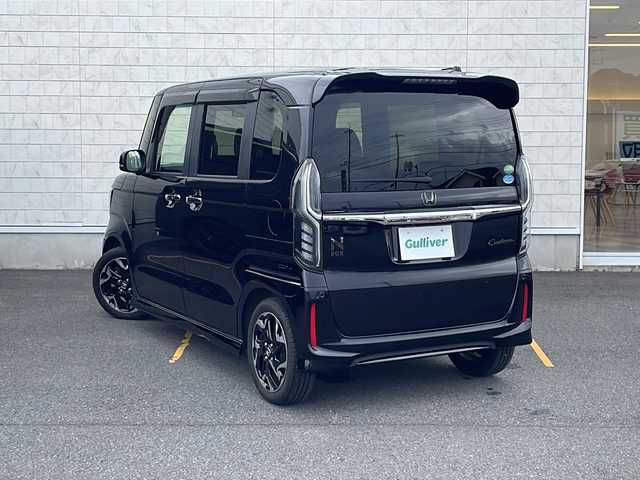 ホンダ Ｎ ＢＯＸ カスタム G L ターボ ホンダセンシング 茨城県 2018(平30)年 3.7万km クリスタルブラックパール 純正ナビ　CD/DVD/フルセグ/BT (地図カードなし）/クルーズコントロール追従あり/コーナーセンサー/衝突軽減ブレーキ/横滑り防止装置/レーンキープアシスト/パドルシフト/バックカメラ/ETC/両側パワースライドドア/ドアバイザー/ドライブレコーダー/スマートキー