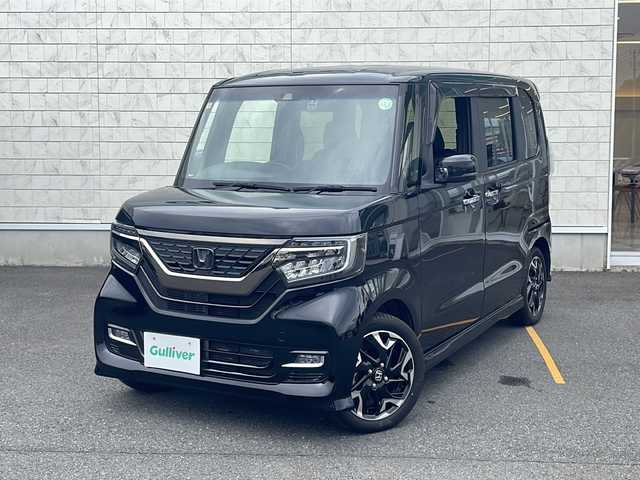 ホンダ Ｎ ＢＯＸ カスタム G L ターボ ホンダセンシング 茨城県 2018(平30)年 3.7万km クリスタルブラックパール 純正ナビ　CD/DVD/フルセグ/BT (地図カードなし）/クルーズコントロール追従あり/コーナーセンサー/衝突軽減ブレーキ/横滑り防止装置/レーンキープアシスト/パドルシフト/バックカメラ/ETC/両側パワースライドドア/ドアバイザー/ドライブレコーダー/スマートキー