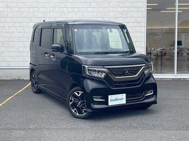 ホンダ Ｎ ＢＯＸ カスタム G L ターボ ホンダセンシング 茨城県 2018(平30)年 3.7万km クリスタルブラックパール 純正ナビ　CD/DVD/フルセグ/BT (地図カードなし）/クルーズコントロール追従あり/コーナーセンサー/衝突軽減ブレーキ/横滑り防止装置/レーンキープアシスト/パドルシフト/バックカメラ/ETC/両側パワースライドドア/ドアバイザー/ドライブレコーダー/スマートキー