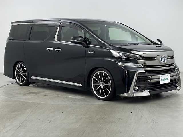 トヨタ ヴェルファイア ハイブリット ZR Gエディション 道央・札幌 2016(平28)年 3.7万km ブラック ・4WD/・純正ナビ/（CD DVD SD BT フルセグ）/・パワーバックドア/・両側パワースライドドア/・HKS車高調/・Kranze２０インチAW/・クルーズコントロール/・AC100V1500W/・D/Nシートヒーター/・Dメモリーシート/・ステアリングヒーター/・バックカメラ/・社外レーダー/・LEDヘッドライト/・LEDフォグランプ
