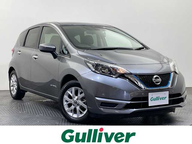 日産 ノート e－パワー X 愛媛県 2020(令2)年 2.9万km ダークメタルグレー 社外ナビ/ワンセグ／Ｂｌｕｅｔｏｏｔｈ／ＵＳＢ/バックカメラ/衝突軽減ブレーキ/前後コーナーセンサー/レーンキープアシスト/ＥＴＣ/前方ドライブレコーダー/オートライト/スマートキー