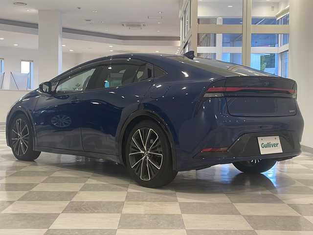 トヨタ プリウス Z 福井県 2023(令5)年 1.5万km ダークブルー 純正ナビ/フルセグ/Bluetooth/全方位モニター/シートヒーター/シートベンチレーション/ハンドルヒーター/置くだけ充電/前後ドライブレコーダー/ビルドインETC2.0/クリアランスソナー/ブラインドスポットモニター