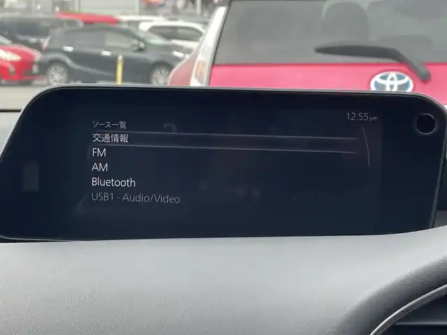 マツダ マツダ３ファストバック 15S ツーリング 滋賀県 2019(令1)年 4.5万km ジェットブラックマイカ 純正8.8インチナビ/【Bluetooth/CD/DVD/フルセグTV/USB】/全方位カメラ/クリアランスソナー/追従クルーズコントロール/ブラインドスポットモニタリング/LEDヘッドライト/オートマチックハイビーム/ヘッドアップディスプレイ/電動パーキングブレーキ/オートブレーキホールド/ETC/MTモード付AT/プッシュスタート/スマートキー/ステアリングリモコン