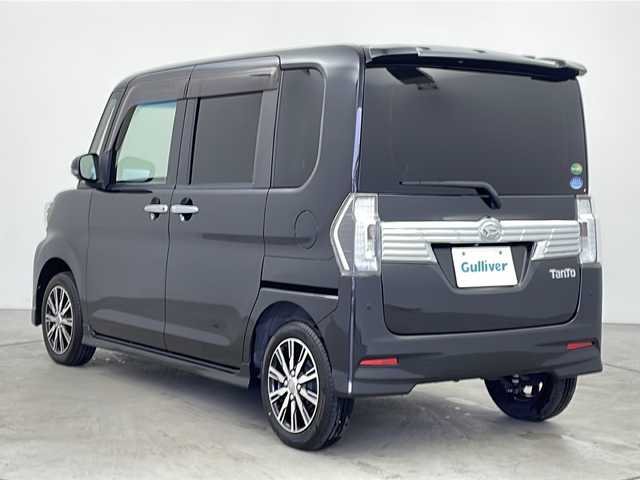 ダイハツ タント カスタムRS トップED LTD SAⅢ 鹿児島県 2018(平30)年 2.8万km ブラックマイカメタリック スマートアシストIII/純正8型ナビ/Bluetooth DVD再生可/フルセグTV/全方位カメラ/バックカメラ/両側電動スライドドア/ハーフレザーシート /前席シートヒーター /ETC/LEDヘッドライト/フォグライト/オートライトコントロール/純正14インチアルミホイール/スマートキー/エンジンプッシュスタート/純正フロアマット/ドアバイザー/保証書