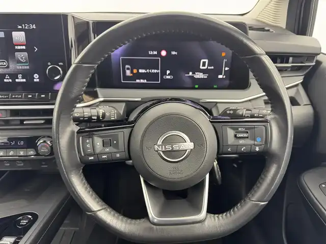 日産 ノート X 愛知県 2021(令3)年 4.4万km ダークメタルグレー 純正9インチSDナビ/（BT/AppleCarPlay/フルセグTV）/アラウンドビューモニター/プロパイロット/置くだけ充電/デジタルインナーミラー/合皮シート/衝突軽減システム/ブラインドスポットモニター/標識検知支援/レーンキープアシスト/コーナーセンサー/オートマチックハイビーム/スポーツモード/エコモード/EVモード/オートブレーキホールド/純正16インチAW/純正LEDヘッドライト/カーテンエアバッグ
