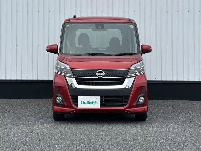 日産 デイズ ルークス ハイウェイスター Gターボ 千葉県 2018(平30)年 3.9万km スパークリングレッドM 純正メモリナビ/(フルセグTV/BT/CD/DVD/FM/AM)/全周囲カメラ/衝突被害軽減システム/車線逸脱警報/クルーズコントロール/両側パワースライドドア/横滑り防止装置/ETC/ドライブレコーダー/アイドリングストップ/LEDヘッドライト/オートライト/ウィンカーミラー/電動格納ミラー/純正15インチAW/シートリフター/プッシュスタート/スマートキー/フロアマット/ドアバイザー/スペアキー