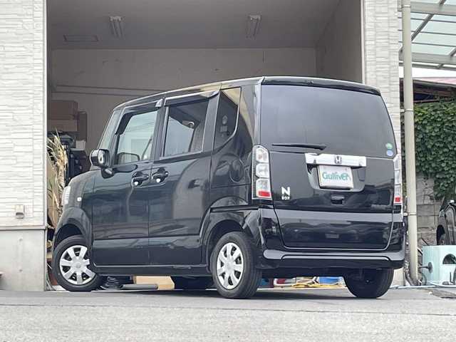 ホンダ Ｎ ＢＯＸ G Lパッケージ 大分県 2012(平24)年 11万km クリスタルブラックパール 両側スライドドア/純正フロアマット/スマートキー