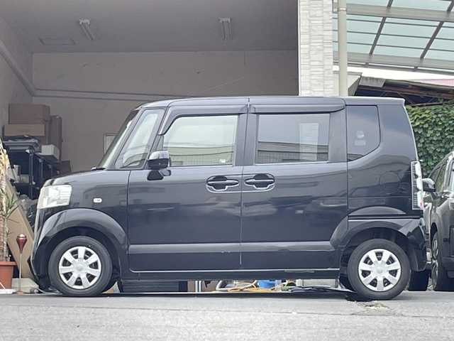 ホンダ Ｎ ＢＯＸ G Lパッケージ 大分県 2012(平24)年 11万km クリスタルブラックパール 両側スライドドア/純正フロアマット/スマートキー