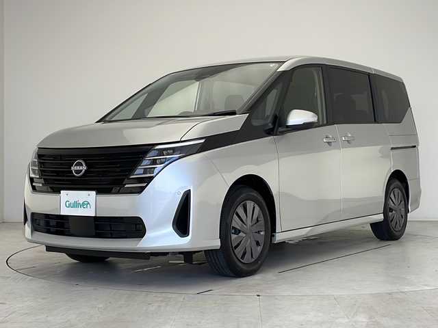 日産 セレナ X 愛知県 2024(令6)年 2.2万km ブリリアントシルバー プロパイロット/衝突被害軽減ブレーキ/社外7インチSD（ナビあり）/レーダークルーズコントロール/CD DVD/Bluetooth/バックカメラ/コーナーセンサー/LEDヘッドライト/ブラインドスポットモニター/パドルシフト/ETC/ステアリングスイッチ/スマートキー/プッシュスタート