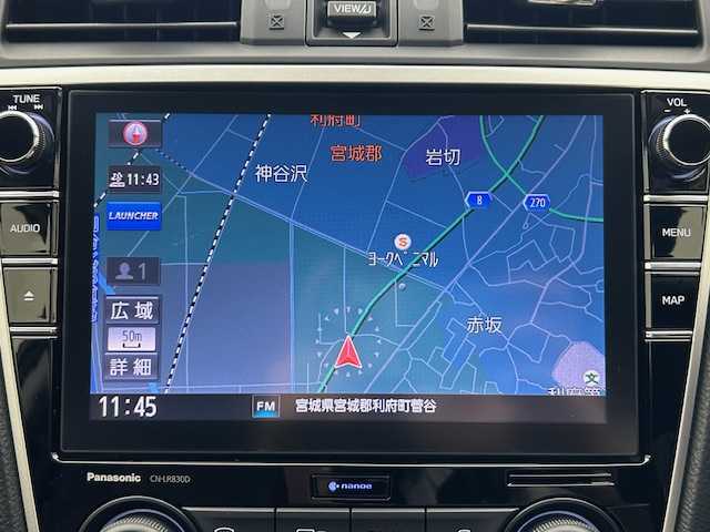 スバル レヴォーグ 2．0STIスポーツアイサイト 宮城県 2017(平29)年 5万km ダークグレーメタリック 禁煙車/４WD/純正8インチナビ：CN-LR830D/（TV/ナビ/CD/DVD/Bluetooth/AM/FM/iPod/SD）/オートブレーキホールド（ADH）/アダプティブクルーズコントロール（ACC）/パドルシフト/本革巻きステアリング/デジタルインナーミラー/ドライブレコーダー/シートヒーター（運転席/助手席）/パワーシート（運転席/助手席）/ブラインドスポットモニター/シートポジションメモリー/フロアマット/ドアバイザー/ETC/アルミペダル/純正18インチアルミホイール/ルーフレール（THULE）