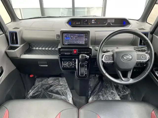 ダイハツ タント カスタム RS セレクション 道南・函館 2020(令2)年 2.6万km ブラックマイカメタリック/シャイニングホワイトパール /寒冷地仕様//スマートアシスト//両側パワースライドドア//純正メモリーナビ（NMZK-W70D)/ (フルセグTV/DVD/CD/SD/USB/BT/FM/AM)//バックカメラ//前席シートヒーター//レザー調シートカバー//革巻きステアリング//ステアリングリモコン//クルーズコントロール//アイドリングストップ//横滑り防止//LEDヘッドライト//フォグランプ//ウィカーミラー//プッシュスタート//スマートキー//ビルトインETC