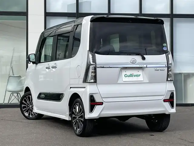 ダイハツ タント カスタム RS セレクション 道南・函館 2020(令2)年 2.6万km ブラックマイカメタリック/シャイニングホワイトパール /寒冷地仕様//スマートアシスト//両側パワースライドドア//純正メモリーナビ（NMZK-W70D)/ (フルセグTV/DVD/CD/SD/USB/BT/FM/AM)//バックカメラ//前席シートヒーター//レザー調シートカバー//革巻きステアリング//ステアリングリモコン//クルーズコントロール//アイドリングストップ//横滑り防止//LEDヘッドライト//フォグランプ//ウィカーミラー//プッシュスタート//スマートキー//ビルトインETC