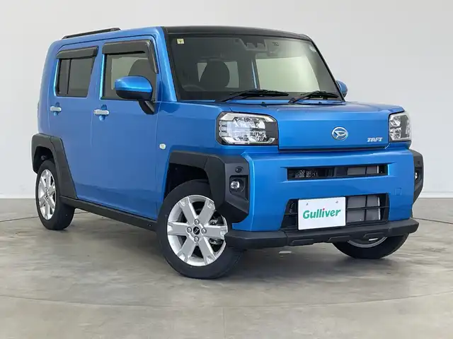 ダイハツ タフト G 新潟県 2022(令4)年 0.8万km スプラッシュブルーM メモリナビ（Bluetooth・CD）/バックカメラ　/ガラスルーフ　/衝突被害軽減システム/レーンキープアシスト　/コーナーセンサー　/前席シートヒーター　/前後ドライブレコーダー（ZDR016）/LEDオートライト　/オートマチックハイビーム　/フォグランプ　/地デジ　/アイドリングストップ/純正ラバーマット/ETC/LDA/プッシュスタート/ステアリングリモコン/ドアバイザー/オートドアミラー/純正１５インチアルミホイール/スマートキー/スペアキー