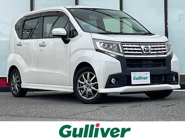 ダイハツ ムーヴ カスタム Xスペシャル 山形県 2016(平28)年 11.3万km パールホワイトⅢ ４WD/社外SDナビ/（AM/FM/TV/CD）/バックカメラ/社外AW/純正フロアマット/ステアリングスイッチ/電動ウインカーミラー/ドアバイザー/フォグランプ/スマートキー/スペアキー/取扱説明書/保証書