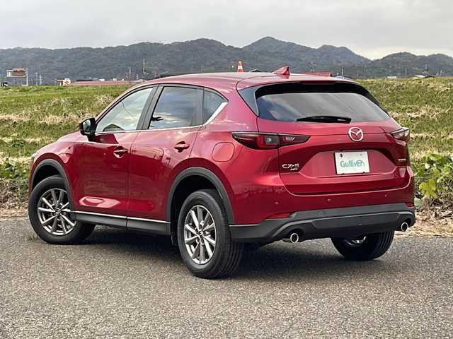 マツダ ＣＸ－５ XD スマートエディション 新潟県 2022(令4)年 1.3万km ソウルレッドクリスタルM ４ＷＤ　/純正10.25インチナビ　/360度ビューモニター　/スマートブレーキサポート/レーダークルーズコントロール　/ブラインドスポットモニター/ヘッドアップディスプレイ/レーンキープアシスト/LEDオートライト　/スマートキー/ETC