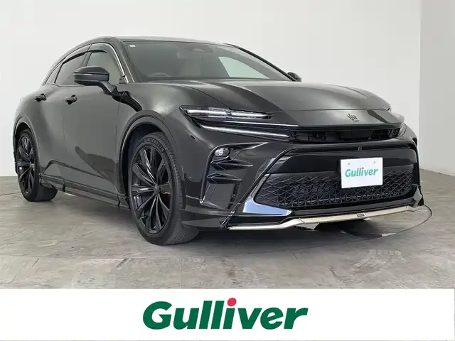 トヨタ クラウン スポーツ Z 大分県 2024(令6)年 0.9万km ブラック 法人ワンオーナー/禁煙車/モデリスタエアロ/TOYOTAセーフティセンス/・プリクラッシュセーフティ/・緊急時操舵支援＋FCTA＋LCA/・LTA＋LDA/・レーダークルーズコントロール/・アダプティブハイビームシステム/・ロードサインアシスト/・ドライバー異常時対応システム/・プロアクティブドライビングアシスト/・発進遅れ告知機能/BSM＋SEA＋後方車両接近告知＋周辺車両接近時サポート/＋後方車両への接近警報＋セカンダリーコリジョンブレーキ/パーキングサポートブレーキ/トヨタチームメイト/パノラミックビューモニター/デジタルインナーミラー/ドライブレコーダー（前後）/ハンズフリーパワーバックドア /ETC2.0/置くだけ充電/アクセサリーコンセント/12.3型HDディスプレイ/・ナビ機能有り、フルセグTV、USB、BT対応/・AppleCarPlay、AndroidAuto/ステアリングスイッチ/純正フロアマット/オートライト/LEDヘッドライト/LEDフォグ/純正21インチアルミホイール