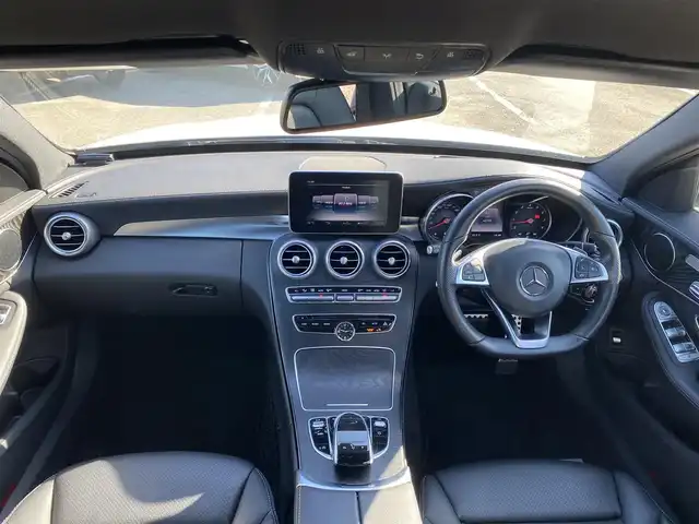メルセデス・ベンツ Ｃ２００ アバンギャルド AMGライン 福岡県 2016(平28)年 4.3万km ポーラホワイト ・アダプティブクルーズコントロール/・純正ナビ/BT/USB/・バックカメラ/・黒革シート/シートヒーター/・フルセグ/・ETC/・純正18AW/・保証書/・取扱説明書/・HUD/・LEDライト