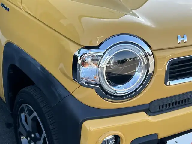 スズキ ハスラー HYBRID X 群馬県 2020(令2)年 4.7万km アクティブイエロー/ホワイト2トーンルーフ 純正SDナビ/　(AM/FM/SD/TV/USB/BT/CD/DVD/i Pod)/全方位カメラ/スズキセーフティーサポート/デュアルカメラブレーキサポート/誤発進抑制機能/レーンキープアシスト/リアパーキングソナー/ふらつき防止装置/アイドリングストップ/純正ドライブレコーダー(前方のみ)/ETC2.0/前席シートヒーター/純正フロアマット/純正ドアバイザー/ステアリングリモコン/LEDヘッドライト/フロントフォグランプ/SPORTモード/スペアキー1