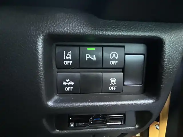 スズキ ハスラー HYBRID X 群馬県 2020(令2)年 4.7万km アクティブイエロー/ホワイト2トーンルーフ 純正SDナビ/　(AM/FM/SD/TV/USB/BT/CD/DVD/i Pod)/全方位カメラ/スズキセーフティーサポート/デュアルカメラブレーキサポート/誤発進抑制機能/レーンキープアシスト/リアパーキングソナー/ふらつき防止装置/アイドリングストップ/純正ドライブレコーダー(前方のみ)/ETC2.0/前席シートヒーター/純正フロアマット/純正ドアバイザー/ステアリングリモコン/LEDヘッドライト/フロントフォグランプ/SPORTモード/スペアキー1