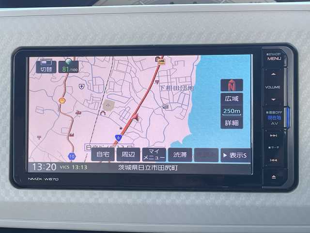 ダイハツ ムーヴ キャンバス X LTD SA Ⅱ 茨城県 2017(平29)年 5.6万km プラムブラウンクリスタルマイカ 純正ナビ　/-BT/TV/CD/AM/衝突軽減システム　/両側パワースライドドア　/アイドリングストップ　/プッシュスタート　/ＥＴＣ　/オートライト　/電動格納ミラー　/横滑り防止装置　/盗難防止装置　/パワーウインドウ　/パワーステアリング　